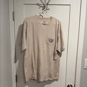 Vans Men's Beige Pocket Tee